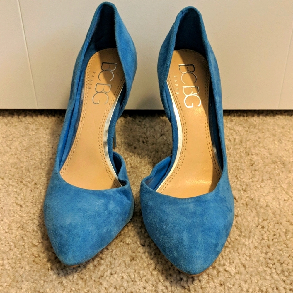 BCGB sky blue heels